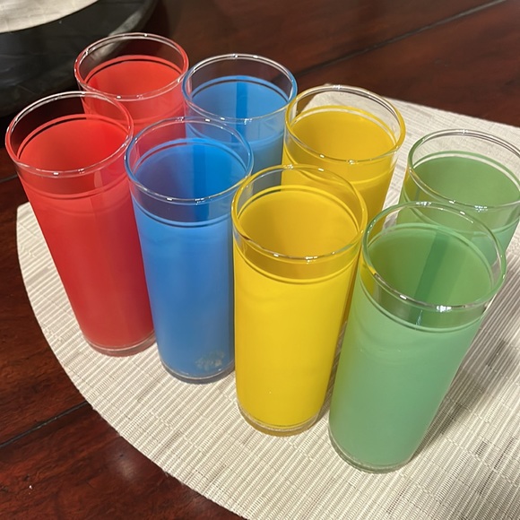 Set of 8! Vintage Federal Tom Collins Glasses - Picture 2 of 4